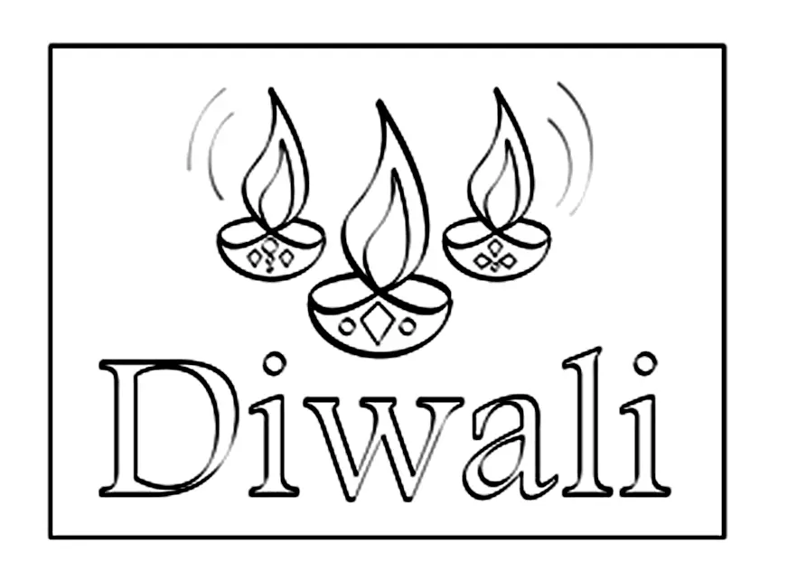 Deepawali ki drawing