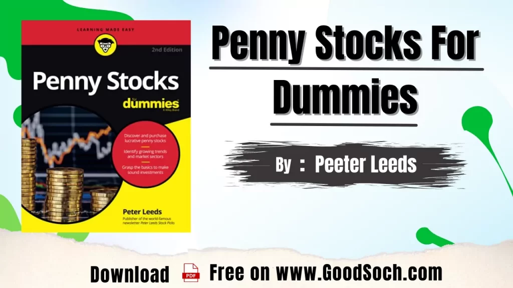 Penny Stocks For Dummies Peter Leeds PDF